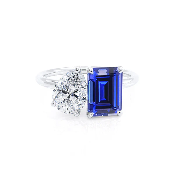 blue sapphire engagement rings
